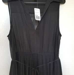 Forever21 Sheer Chiffon Maxi Occasion Dress